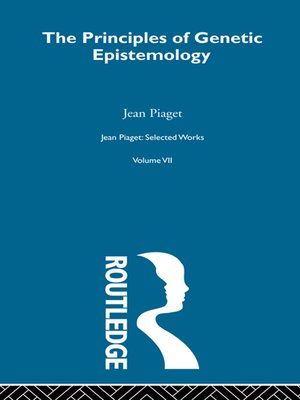 cover image of Principles of Genetic Epistemology